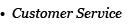 Customer Service